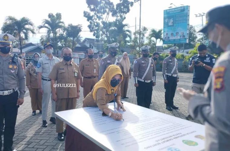 Tandatangani Pakta Integritas sebagai Bentuk Komitmen UPTD PPRD Wilayah Bontang Bersih dari KKN